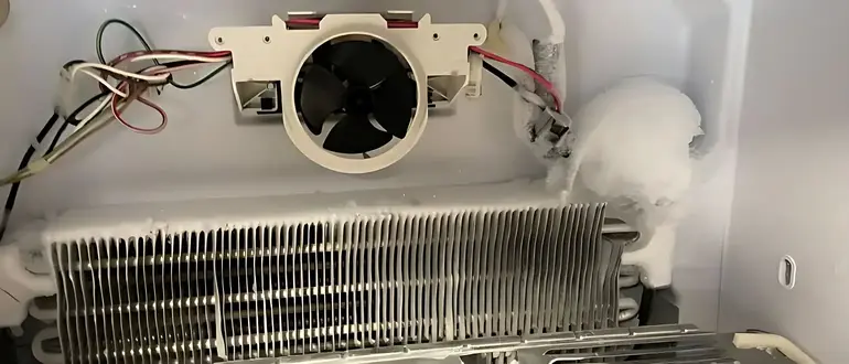 frigidaire refrigerator evaporator fan starts and stops