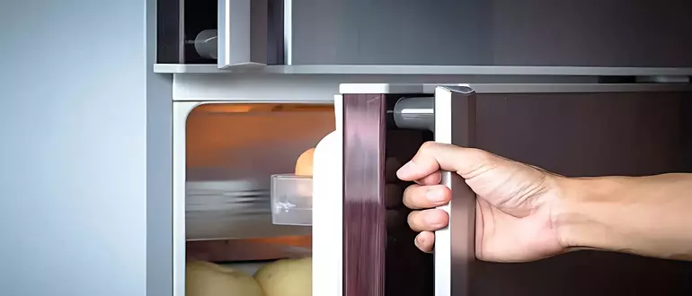how to stop fridge moving when opening door