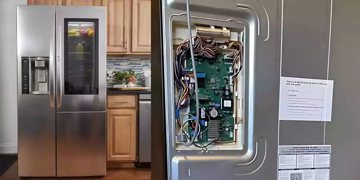 lg refrigerator board flashing 6 times