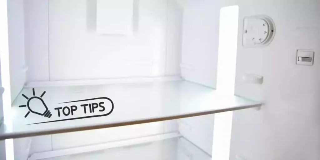 tips for a refrigerator light that won't turn off