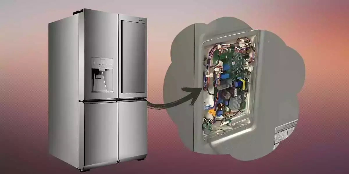 why an lg refrigerator control board to blink 3 times