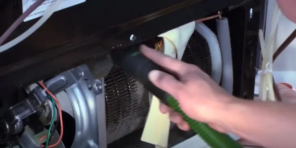 clean the condenser coils