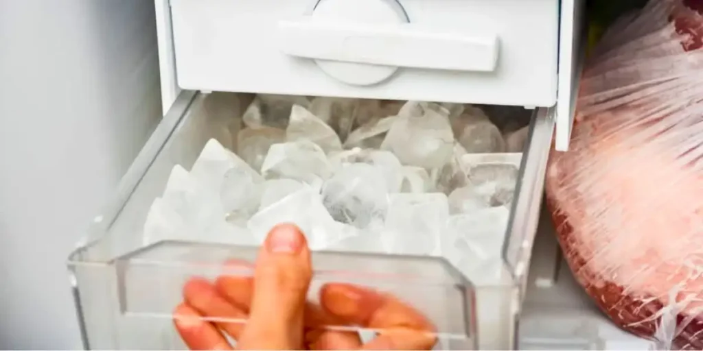 cleaning the ice maker unit