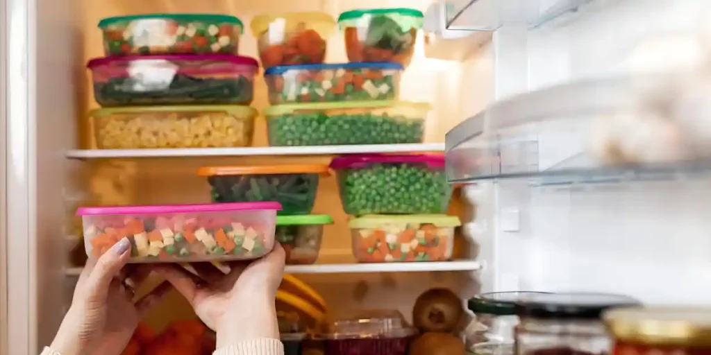 excessive condensation on food and containers