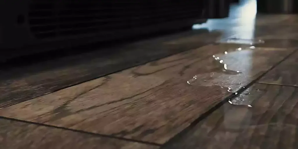 ge monogram refrigerator leaking water from top