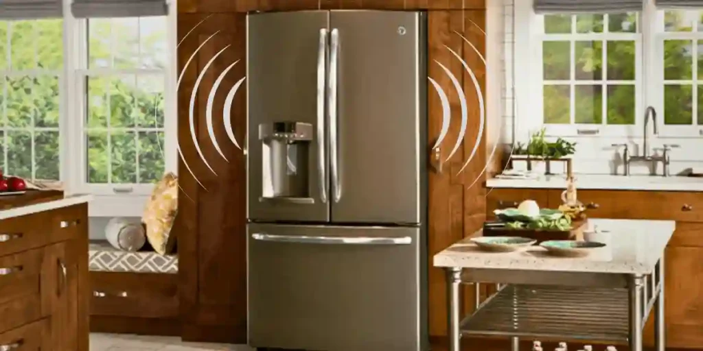ge refrigerator sounds like airplane