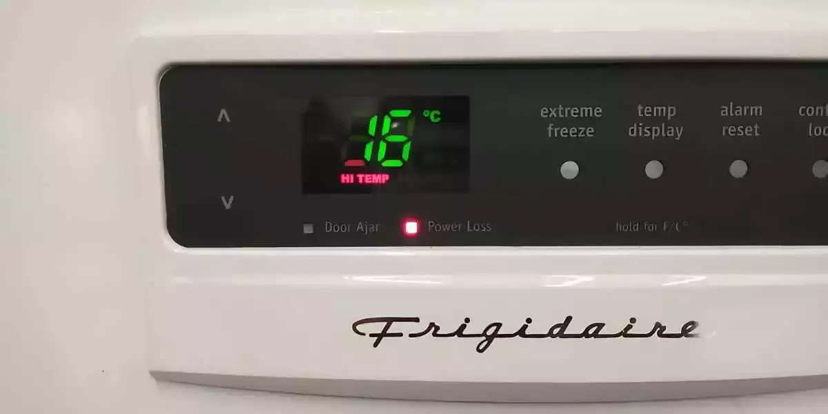 how to set temperature on frigidaire upright freezer