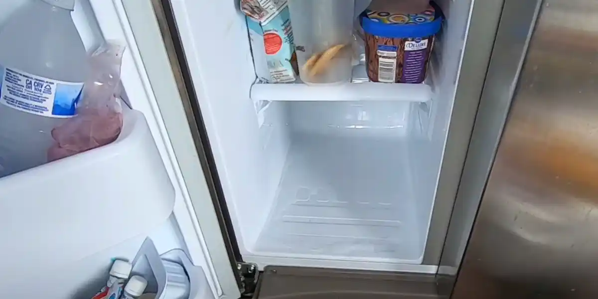 sheet of ice in bottom of freezer samsung