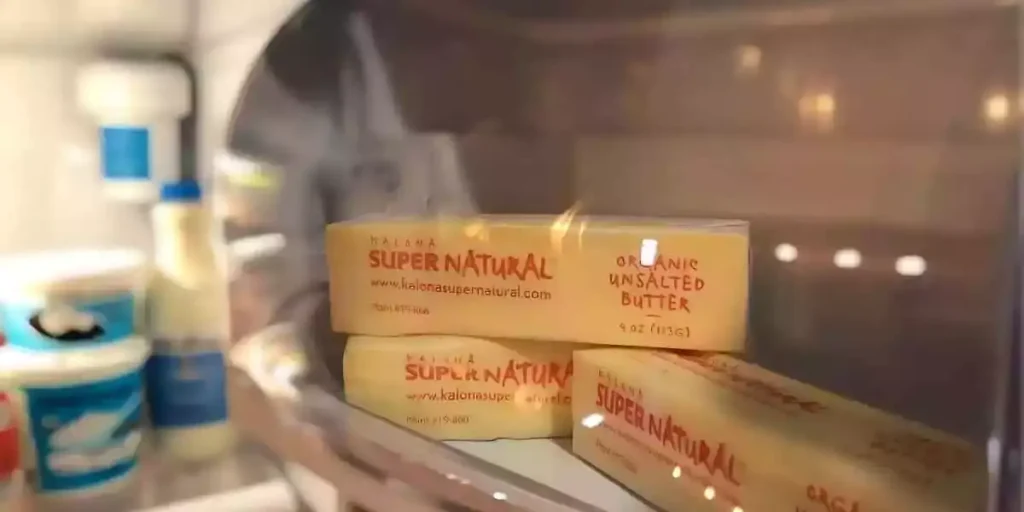 store butter in the butter compartment