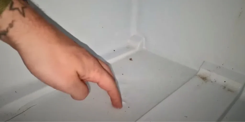 why is your ge profile refrigerator leaking water under the deli drawer