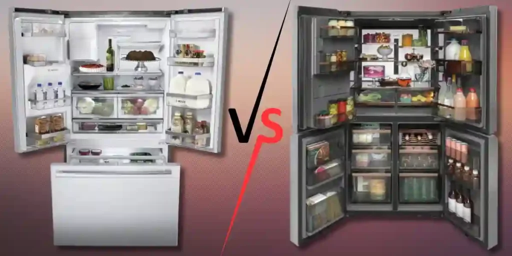 3 door vs 4 door french refrigerator