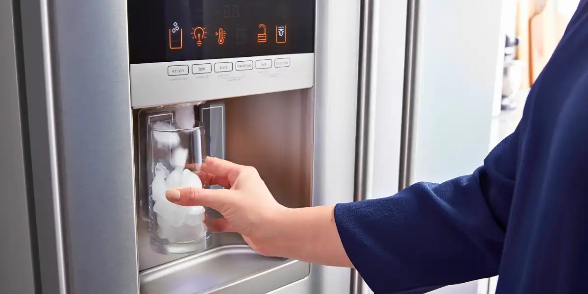 how to reset ice maker on ge french refrigerator