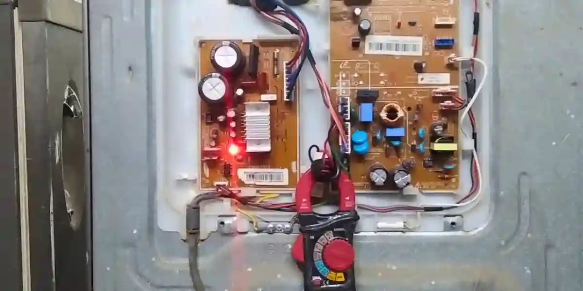 samsung refrigerator red light on control board
