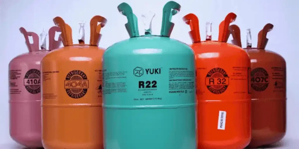 avoid contact with refrigerant