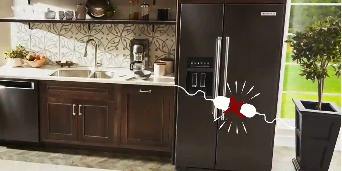 how do i turn off my kitchenaid refrigerator without unplugging