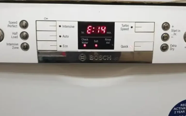 bosch dishwasher error codes featured
