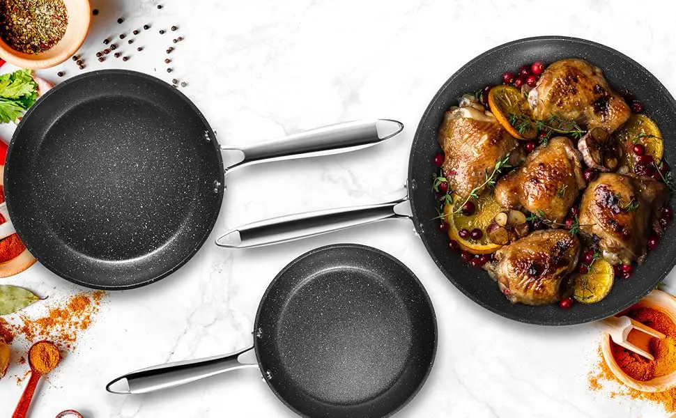 9 Best Dishwasher Safe Nonstick Frying Pan 13 Weight and Cooking Surface